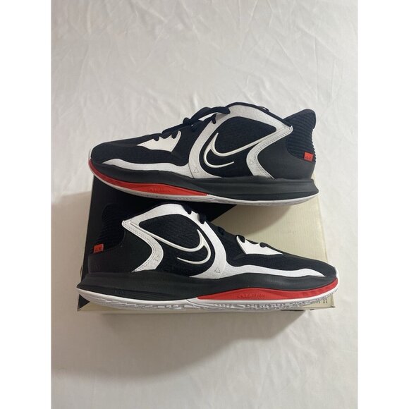 New Mens Size 10.5 Black Red Nike Kyrie Low 5 Basketball Shoes DJ6012 001 main image 6